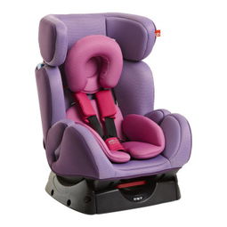 好孩子正反安装儿童汽车安全座椅CS888W ECE认证舒适头等舱 粉紫色CS888 L013儿童安全座椅产品图片1